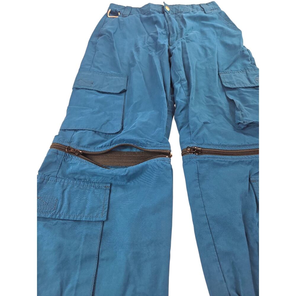 Urban Outfitters | Blue Zip Off Utility Joggers | Size 0 - Picture 3 of 6